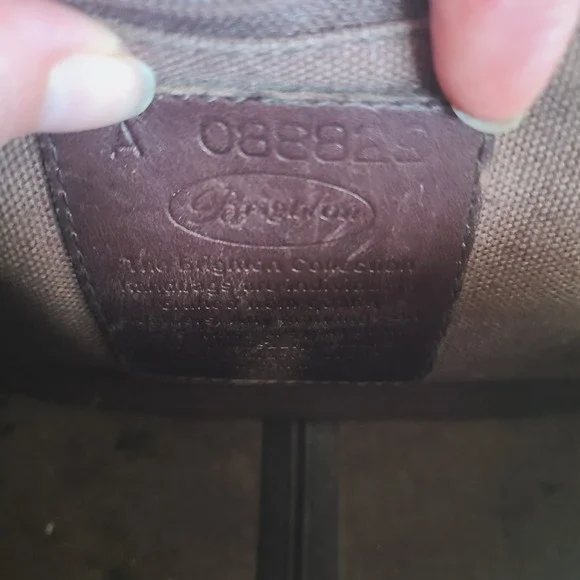 Brighton Vintage‎ Crossbody  Brown Leather Bag/Purse Croc Embossed Hang Tag - Picture 9 of 10